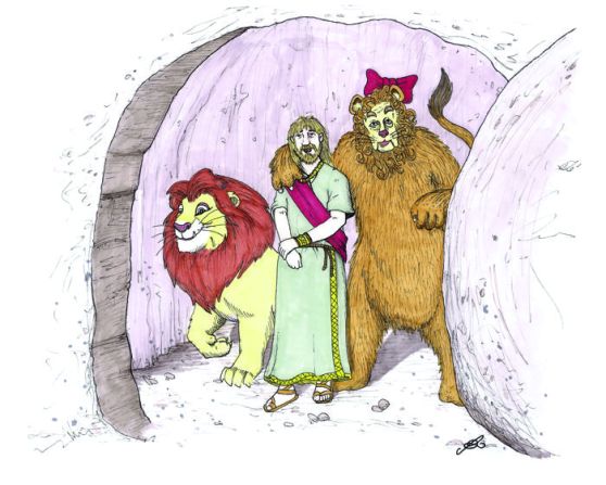 Daniel in the lion's den