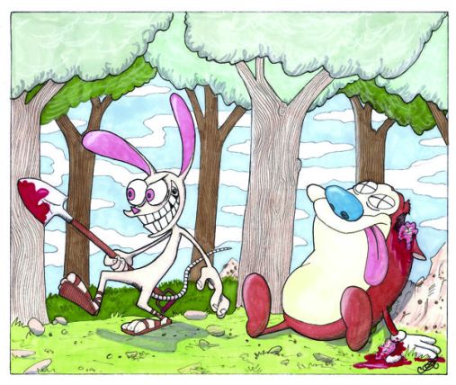 Ren and Stimpy Cain and Abel