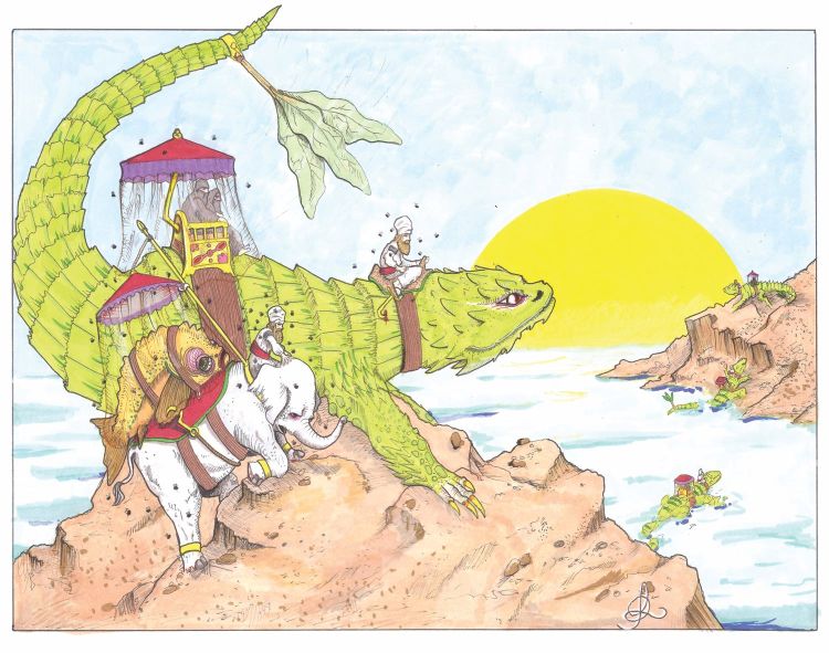 Crossing the Wading Sea